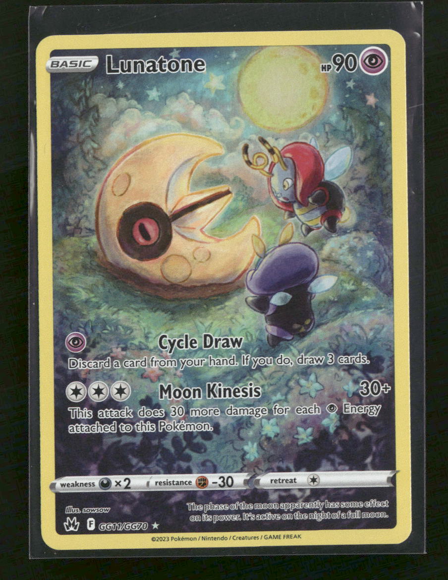 SWSH: Crown Zenith: Galarian Gallery Lunatone #GG11/GG70 - Golden Apple Comics