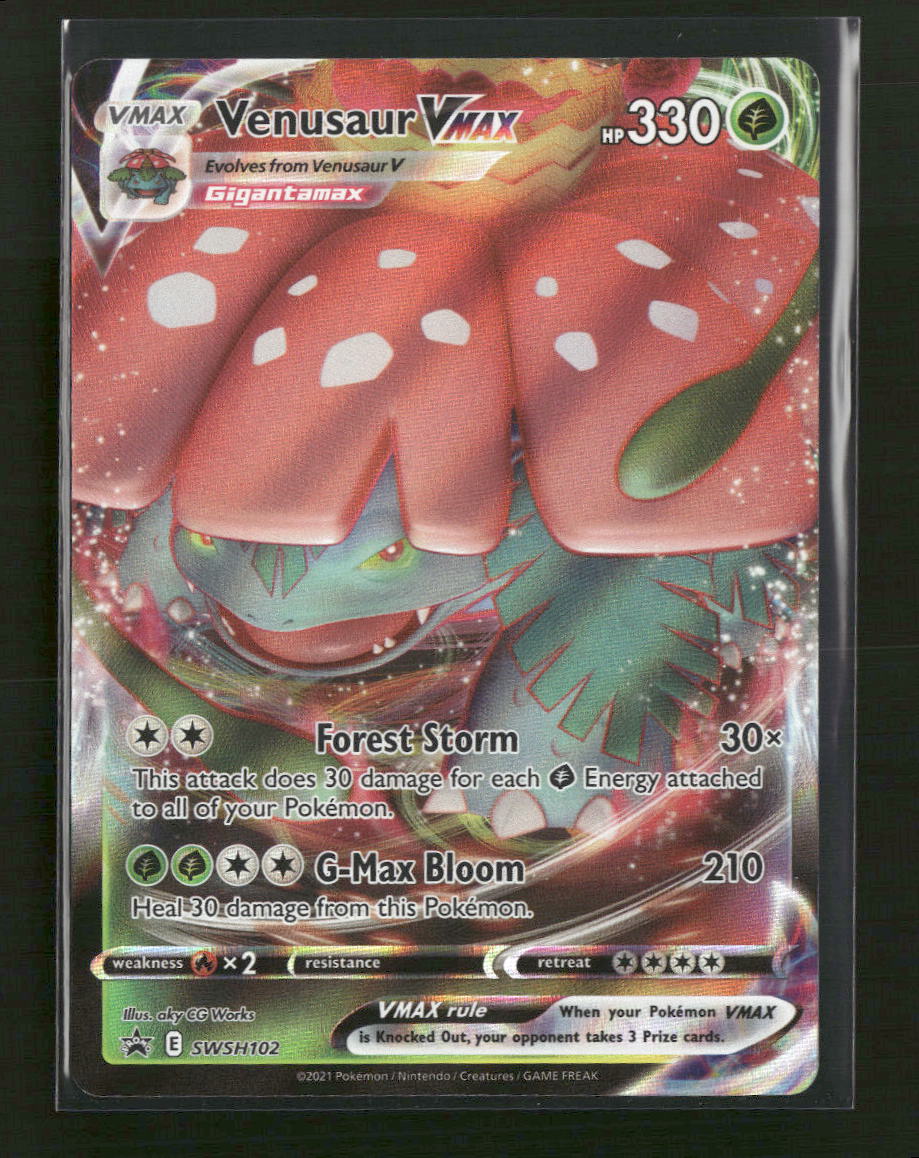 SWSH: Sword & Shield Promo Cards Venusaur VMAX #SWSH102 - Golden Apple Comics