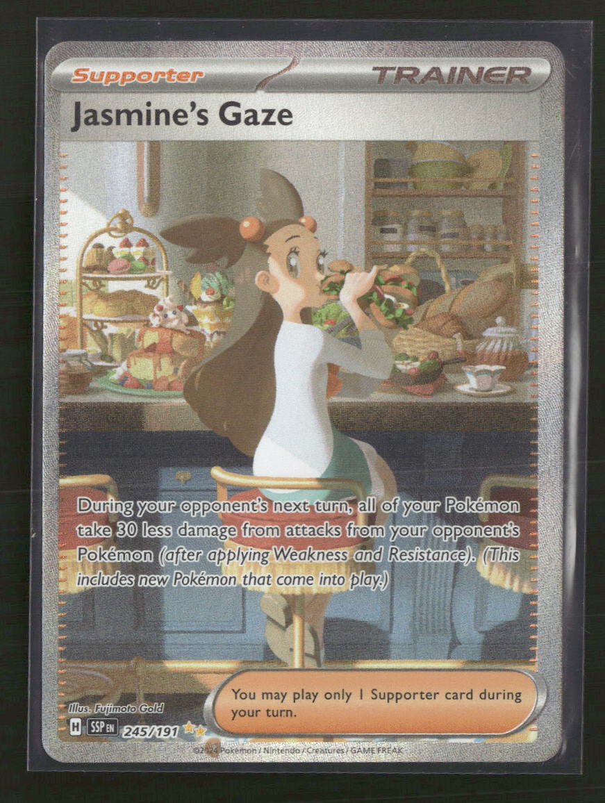 SV08: Surging Sparks Jasmine's Gaze #245/191 - Golden Apple Comics