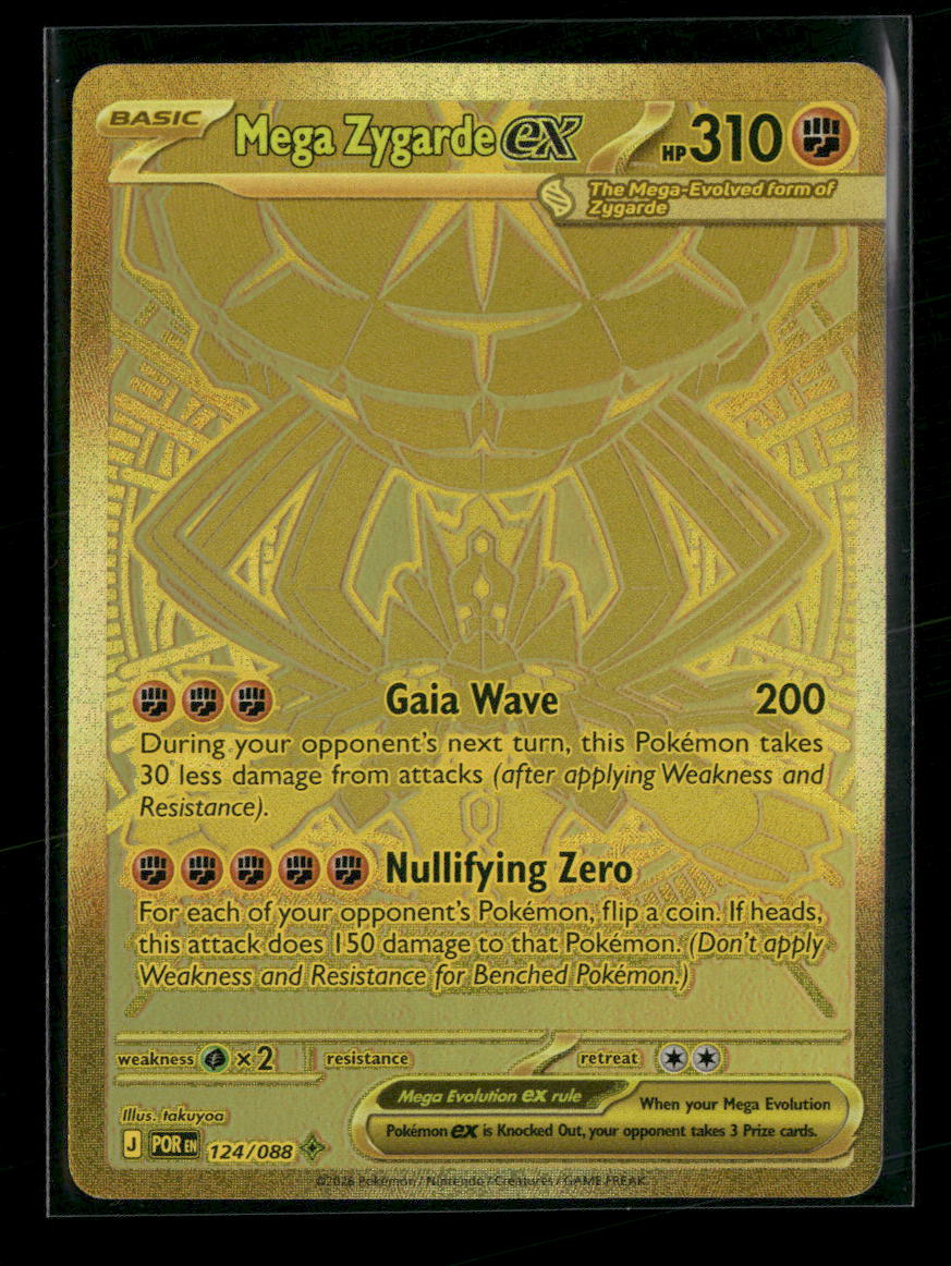 ME03: Perfect Order Mega Zygarde ex #124/088 - Golden Apple Comics