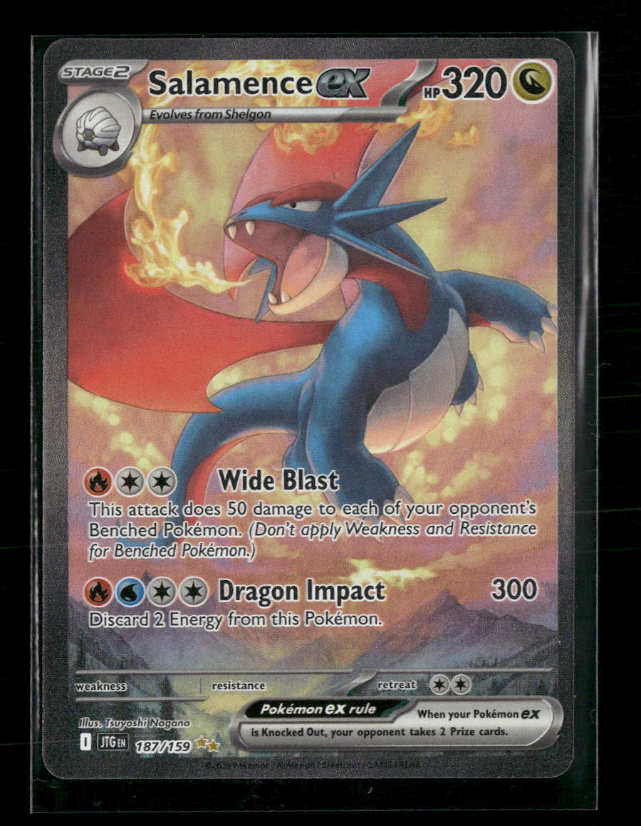 SV09: Journey Together Salamence ex #187/159 - Golden Apple Comics