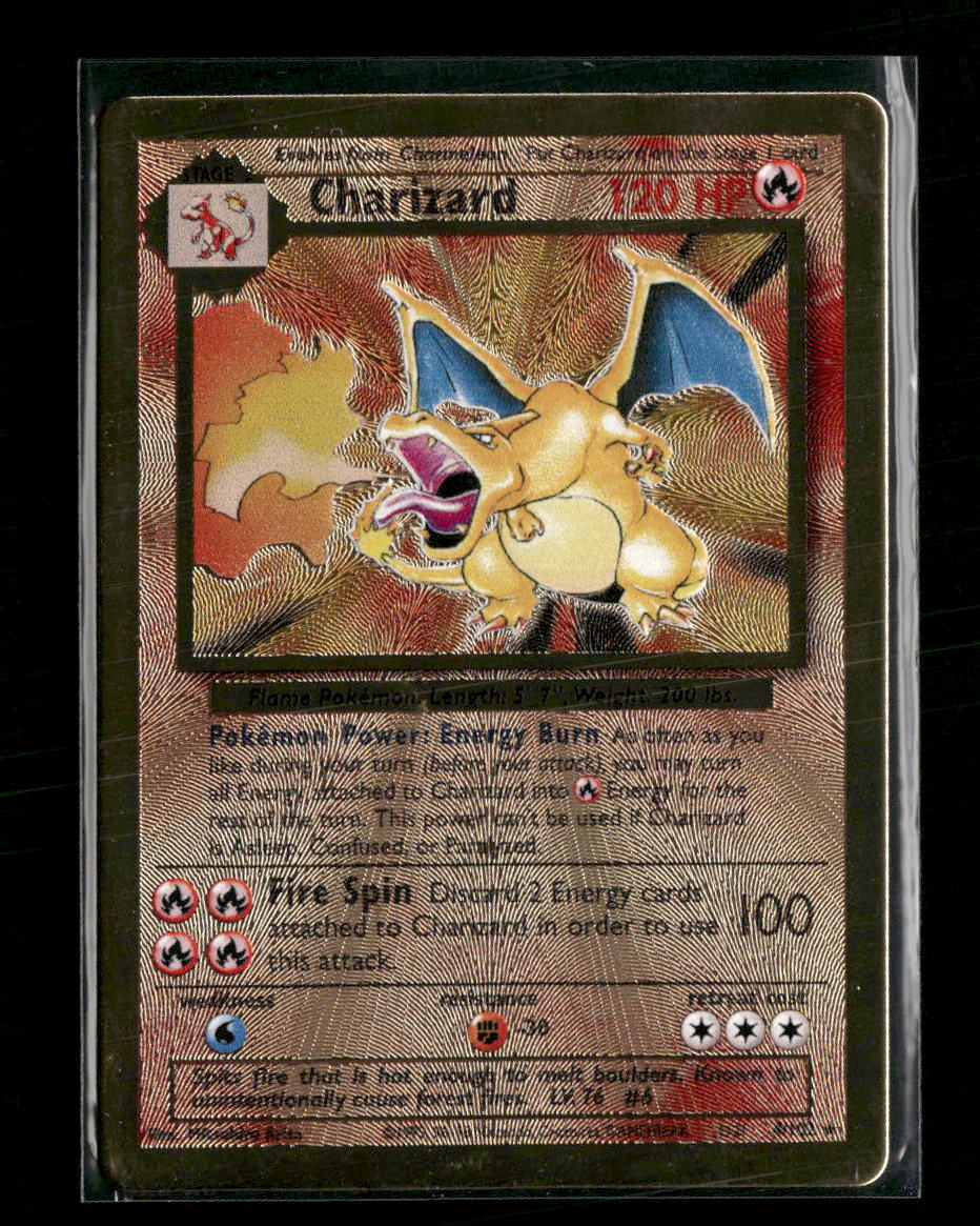 Miscellaneous Cards & Products Charizard (Celebrations Metal Card) #004/102 - Golden Apple Comics