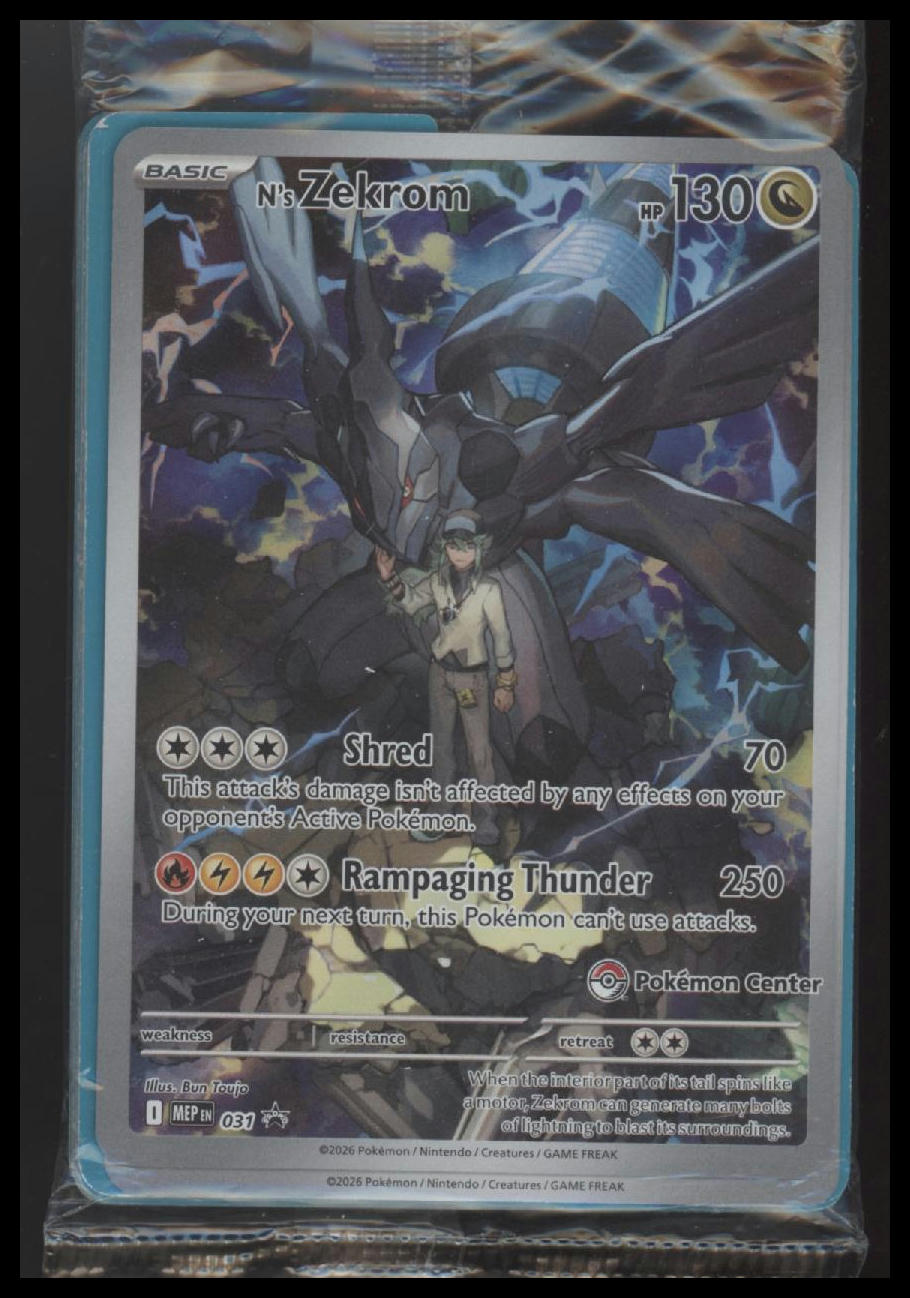 ME: Mega Evolution Promo N's Zekrom #031 *Pokémon Center - Golden Apple Comics
