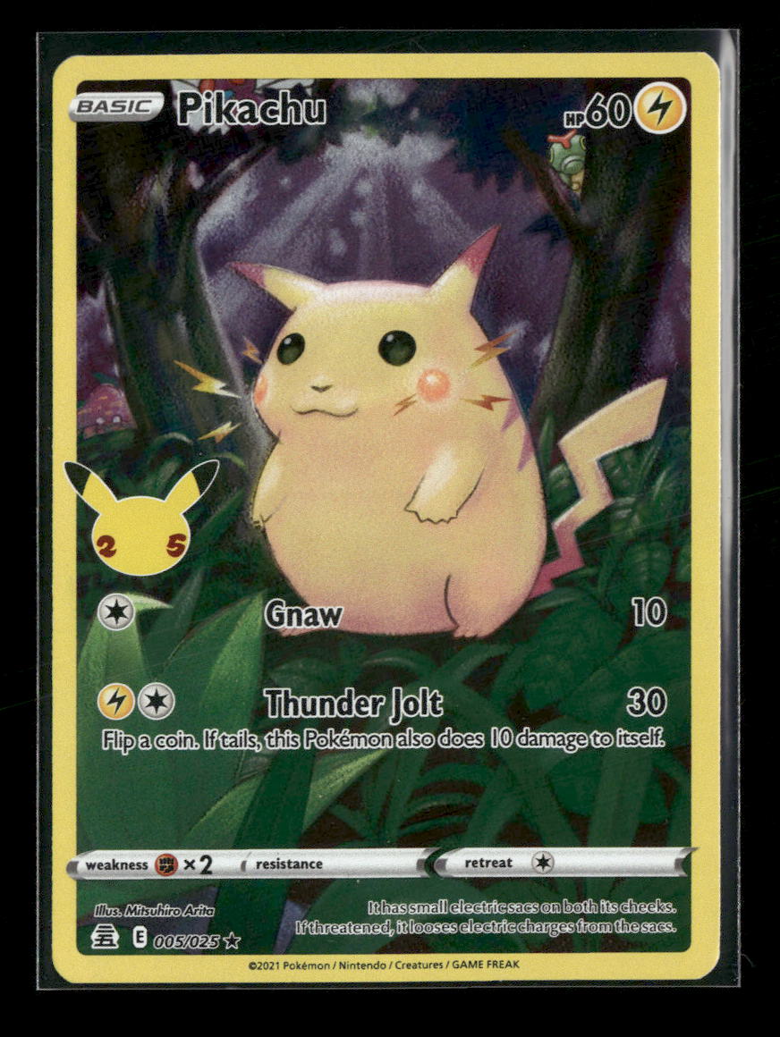 Celebrations Pikachu #005/025 - Golden Apple Comics
