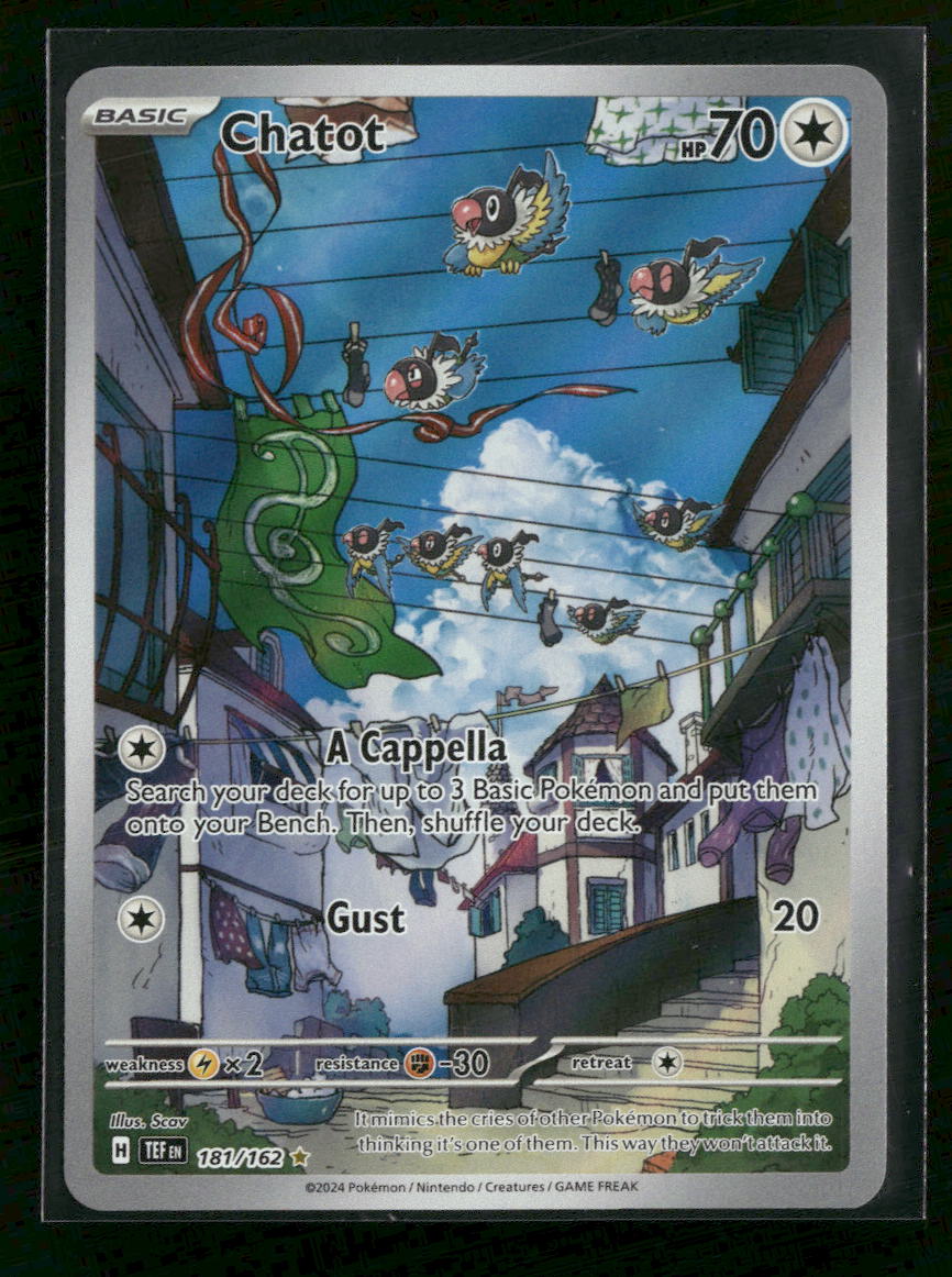 SV05: Temporal Forces Chatot #181/162 - Golden Apple Comics