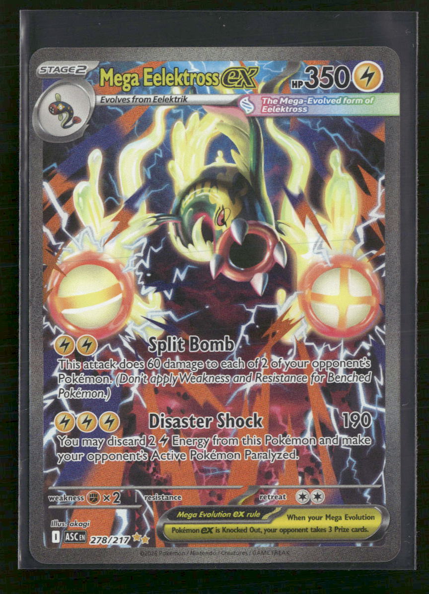 ME: Ascended Heroes Mega Eelektross ex #278/217 - Golden Apple Comics
