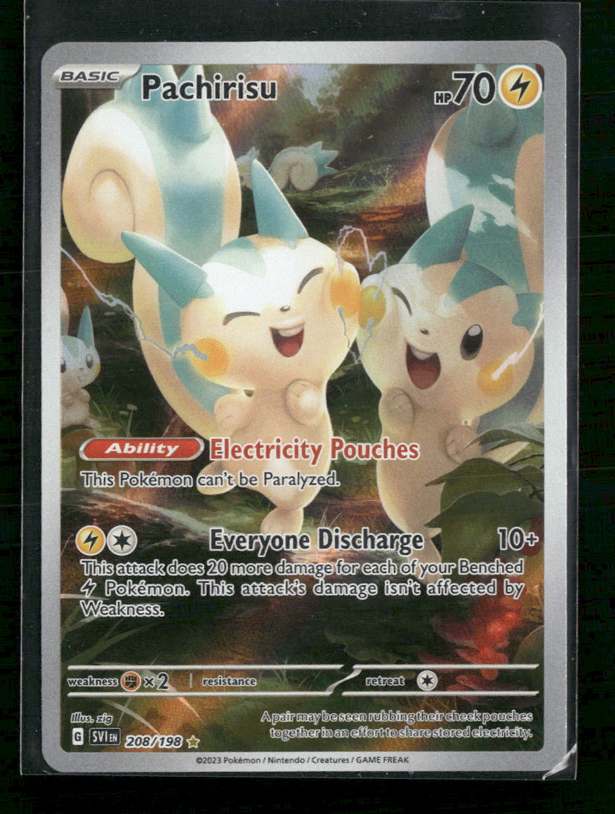 SV01: Scarlet & Violet Base Set Pachirisu #208/198 - Golden Apple Comics
