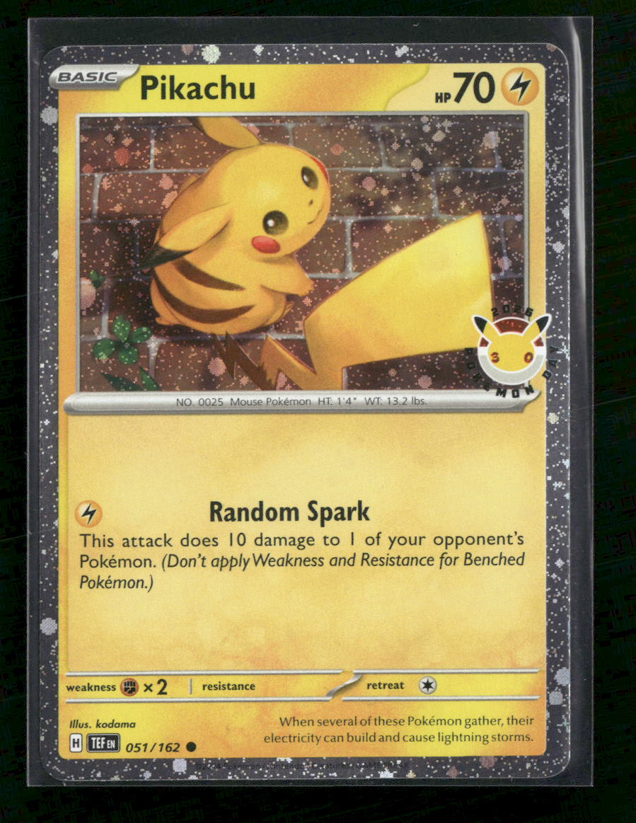 Miscellaneous Cards & Products Pikachu (Pokemon Day 2026) #051/162 - Golden Apple Comics