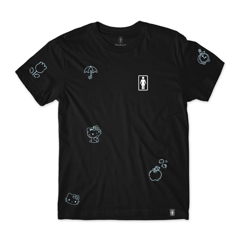 Girl x Hello Kitty 50th All Over T-Shirt