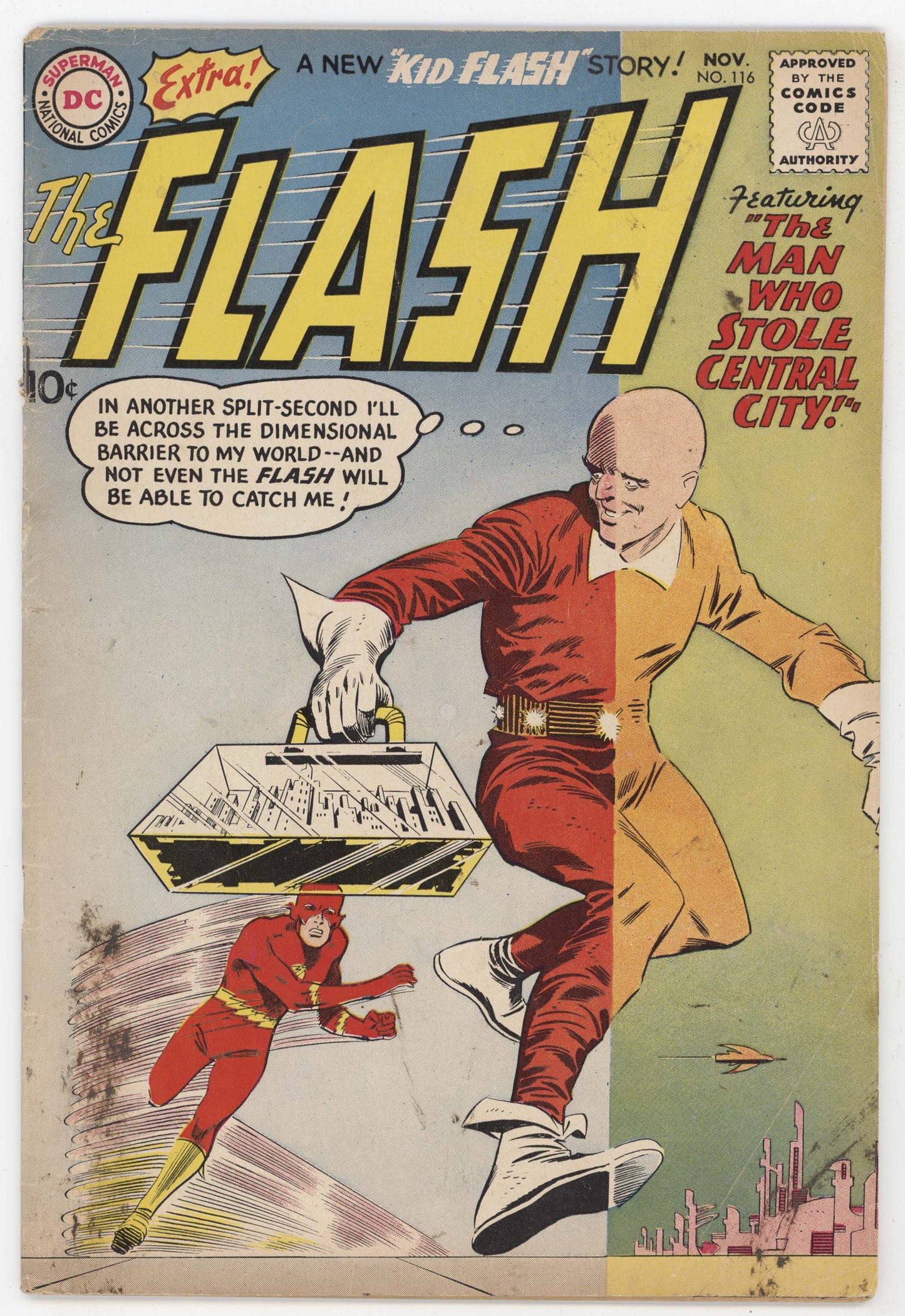 Flash 116 DC 1960 VG Carmine Infantino Kid Flash