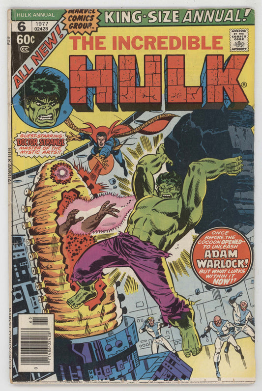 Incredible Hulk Annual 6 Marvel 1977 FN Her Kismet Paragon Ayesha Doctor Strange