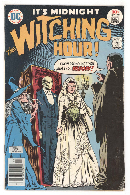 Witching Hour 67 DC 1976 FN Ernie Chan Witch Coffin Marrying Corpse