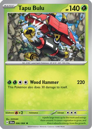 Tapu Bulu 006/064 - SV Shrouded Fable Holofoil