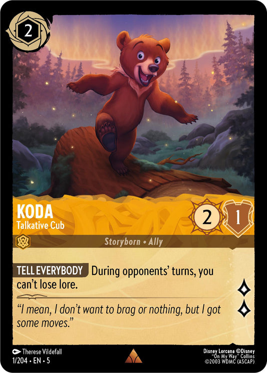 Koda - Talkative Cub (1/204) - Shimmering Skies