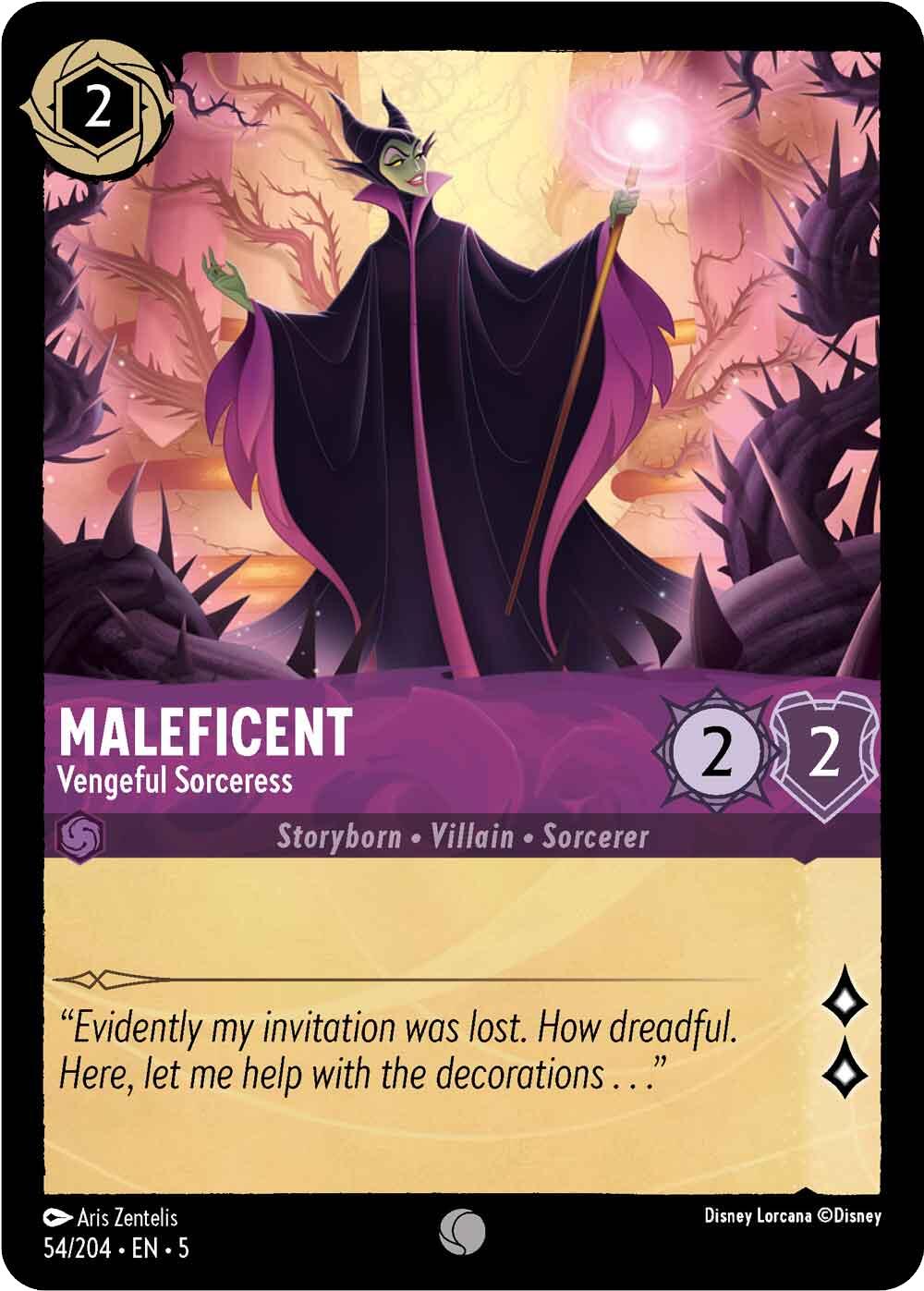 Maleficent - Vengeful Sorceress (54/204) - Shimmering Skies
