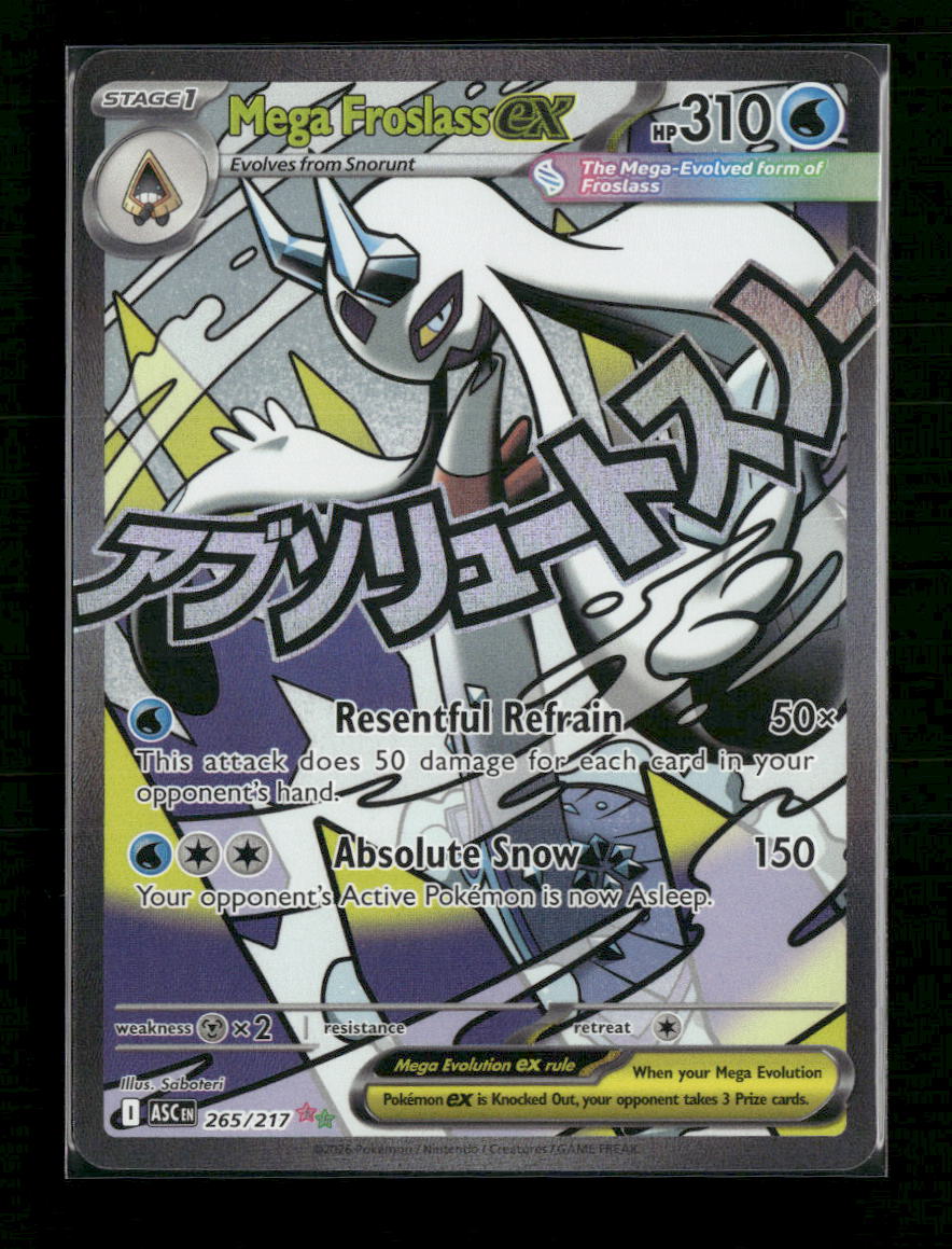 ME: Ascended Heroes Mega Froslass ex #265/217 - Golden Apple Comics