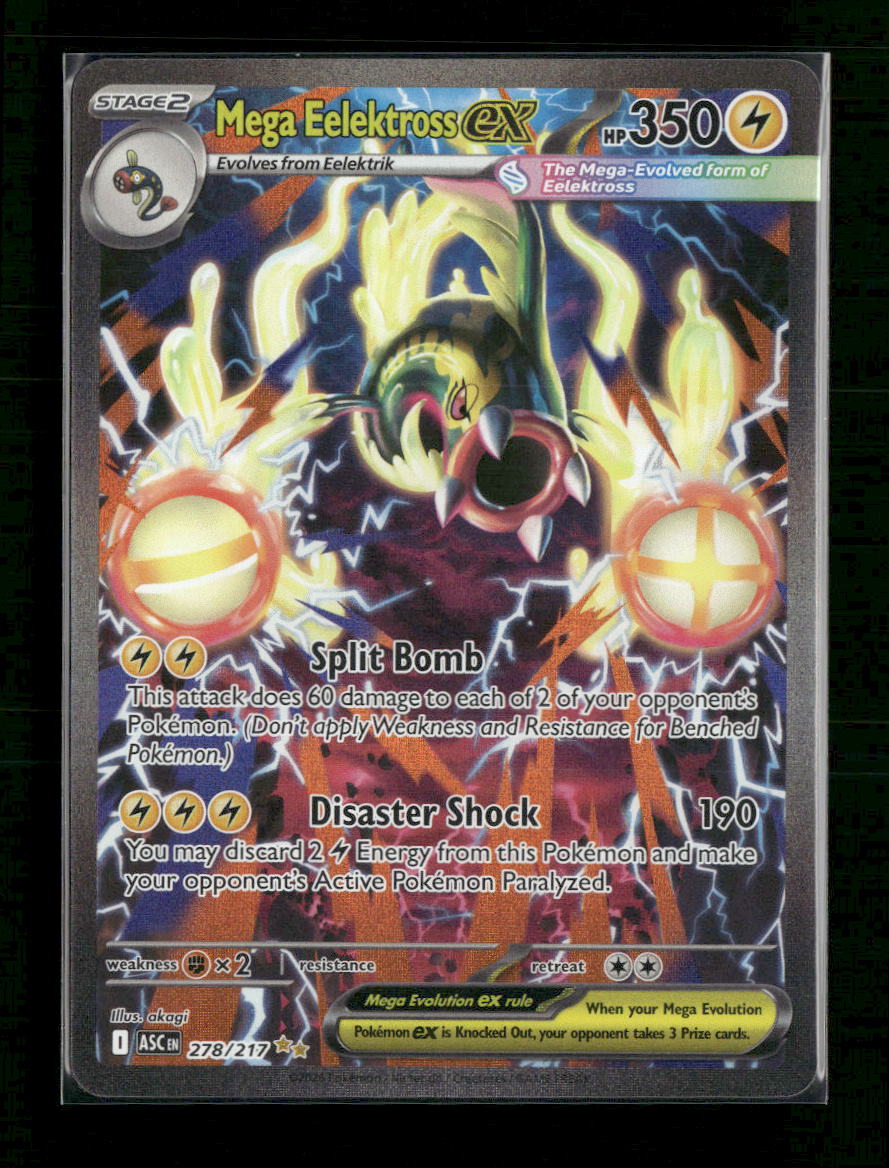 ME: Ascended Heroes Mega Eelektross ex #278/217 - Golden Apple Comics
