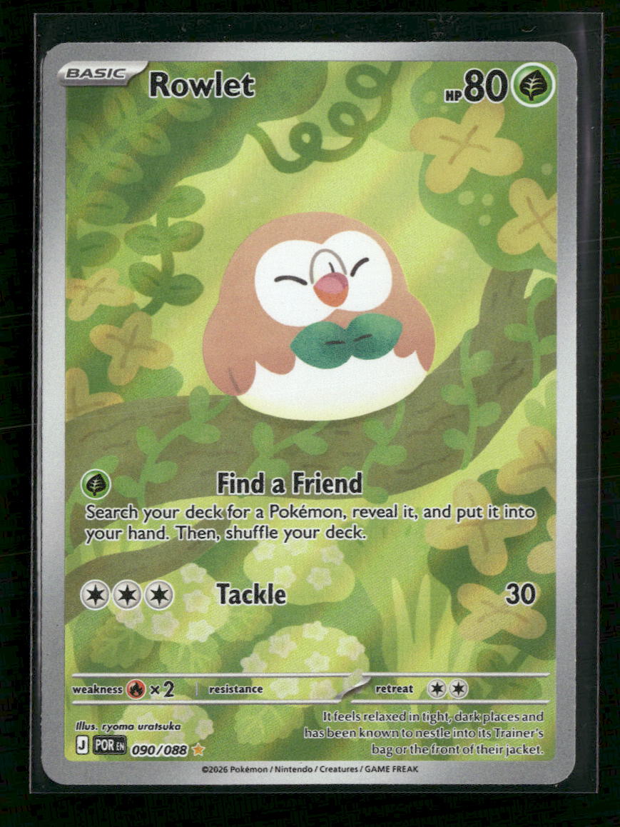 Random Constructed Starter Decks (Venusaur/Charizard/Blastoise) Rowlet #082/080 - Golden Apple Comics