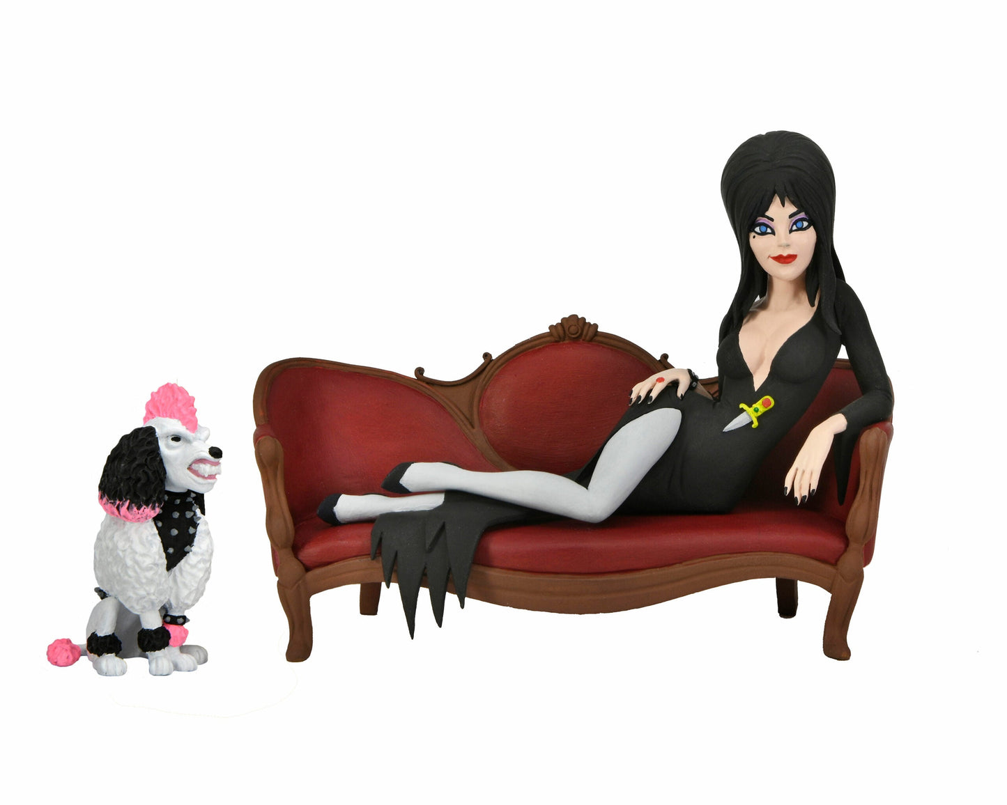 NECA Elvira, Mistress of the Dark – Elvira on Couch Boxed Set - Golden Apple Comics