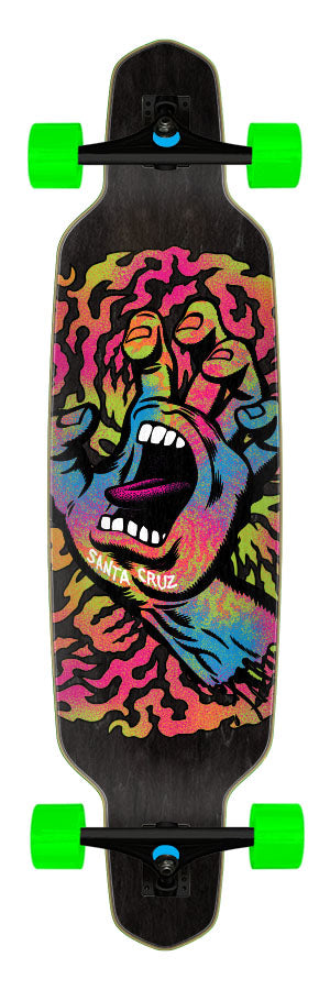 Santa Cruz Obscure Hand Drop Down Complete Cruiser Skateboard 9.5 x 37.5