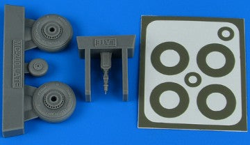 Aires 4821 1/48 Macchi Mc202 Late Wheels & Paint Masks For ITA & TAM