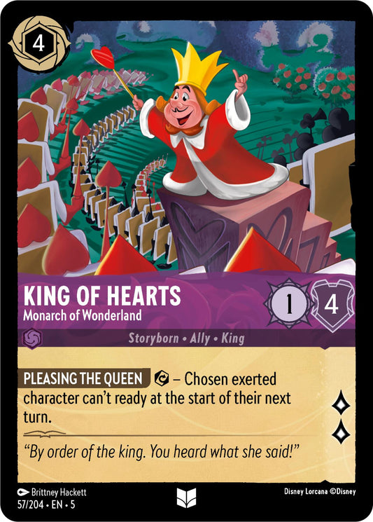 King of Hearts - Monarch of Wonderland (57/204) - Shimmering Skies