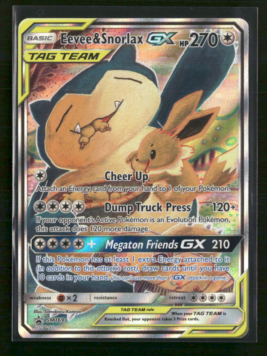 SM Promos Eevee & Snorlax GX #SM169 - Golden Apple Comics