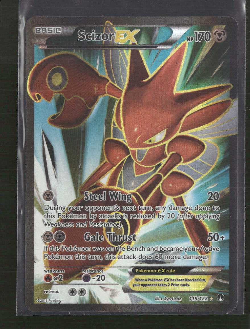 XY - BREAKpoint Scizor EX (Full Art) #119/122 - Golden Apple Comics