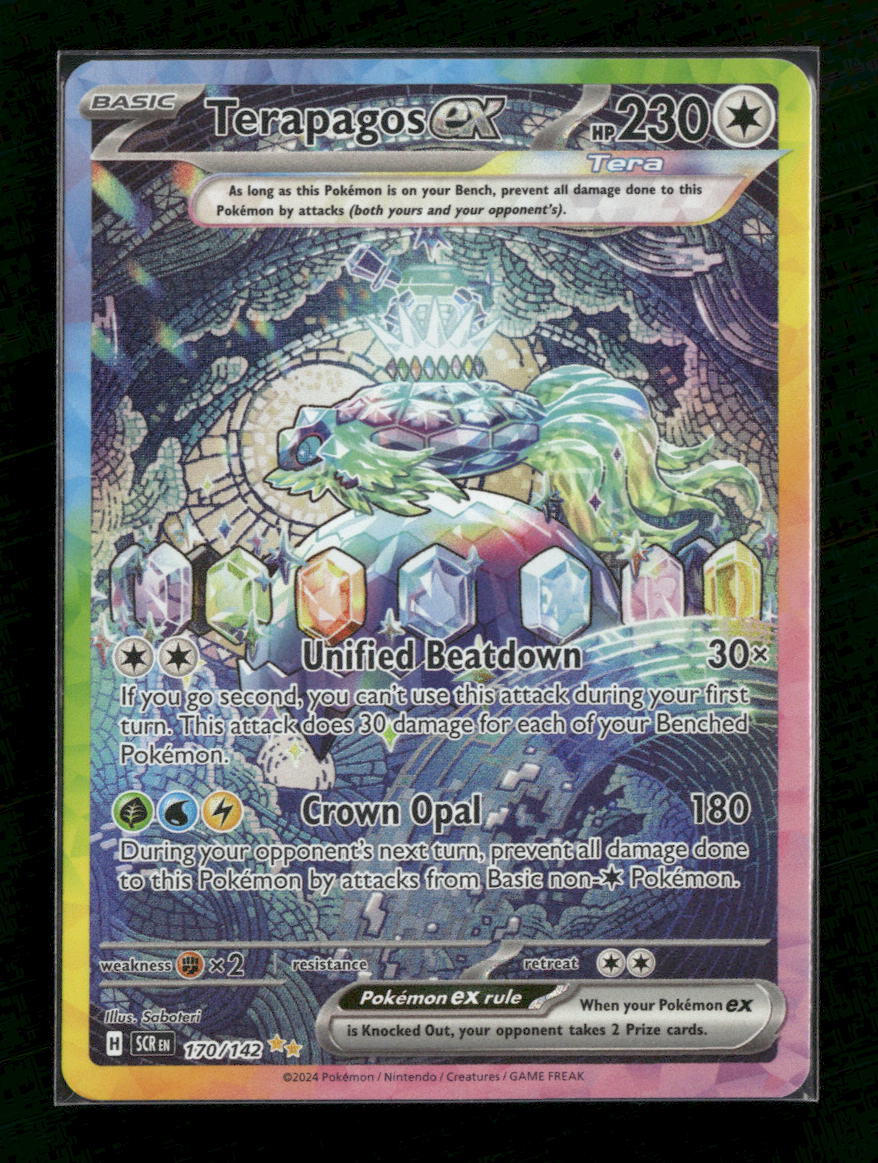 SV07: Stellar Crown Terapagos ex #170/142 - Golden Apple Comics