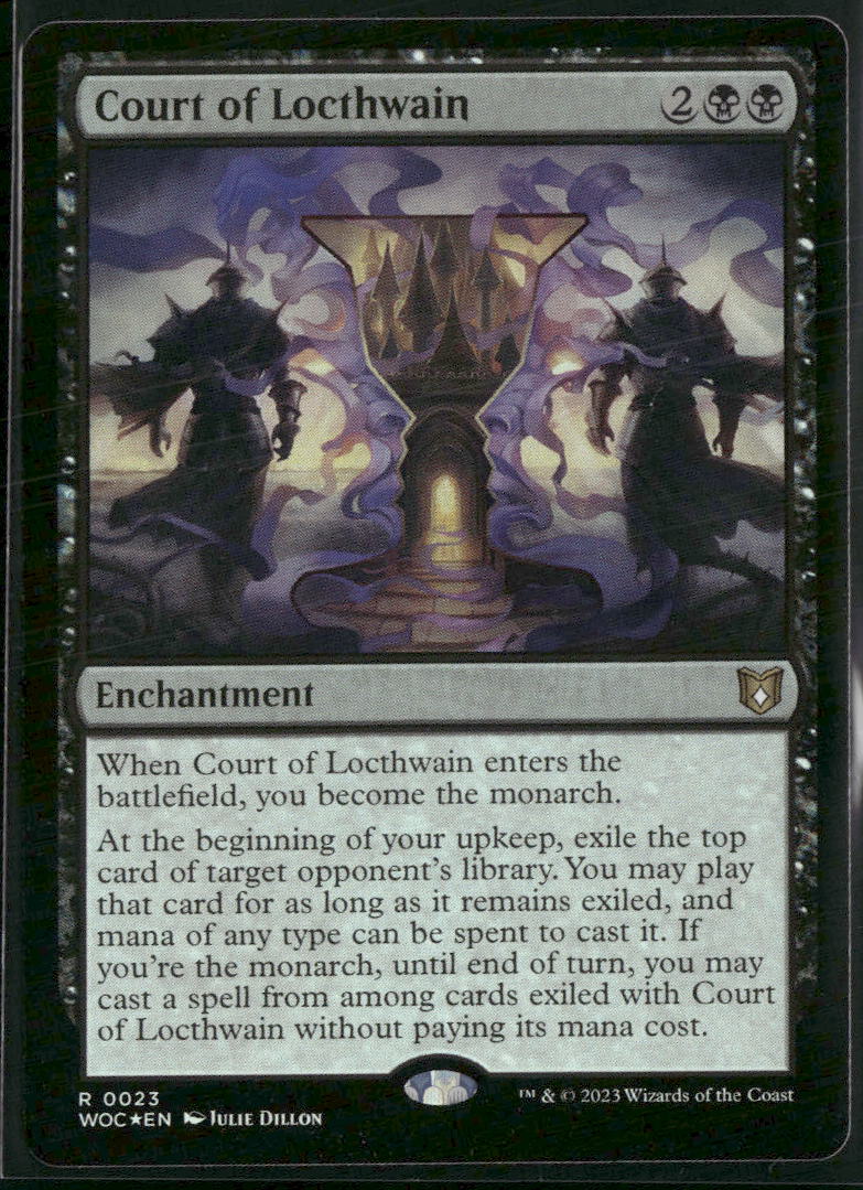 Commander: Wilds of Eldraine Court of Locthwain #23 - Golden Apple Comics