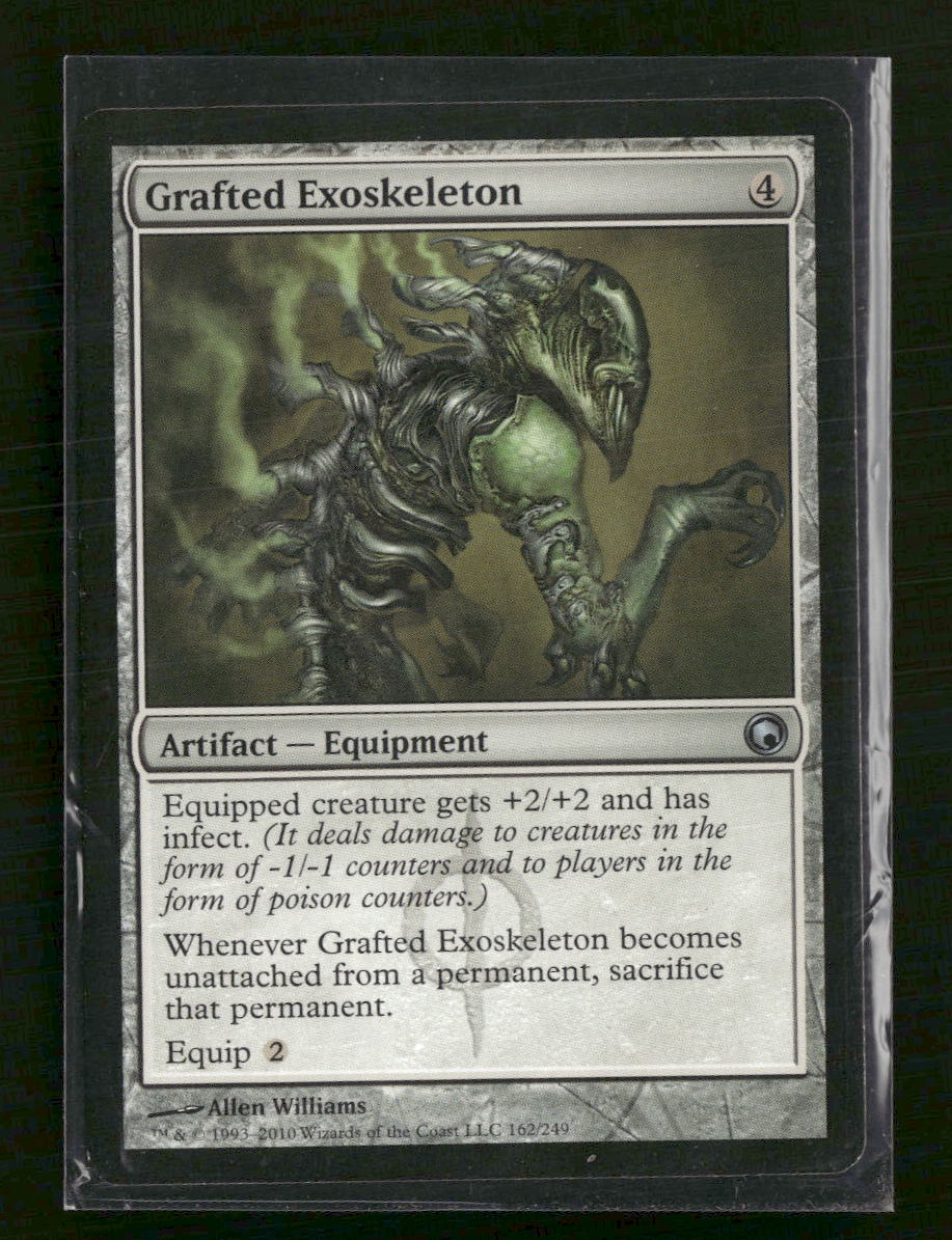 Scars of Mirrodin Grafted Exoskeleton #162 - Golden Apple Comics