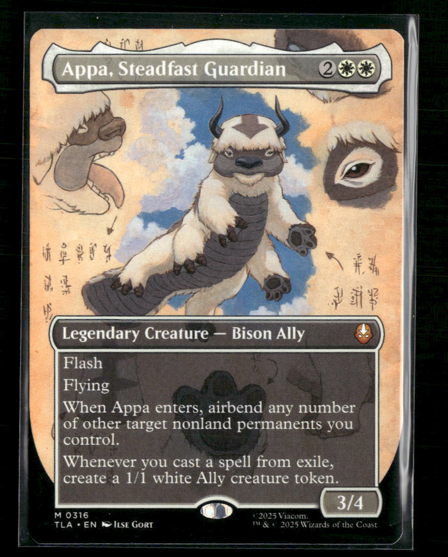 Avatar: The Last Airbender Appa, Steadfast Guardian (Borderless) #316 - Golden Apple Comics