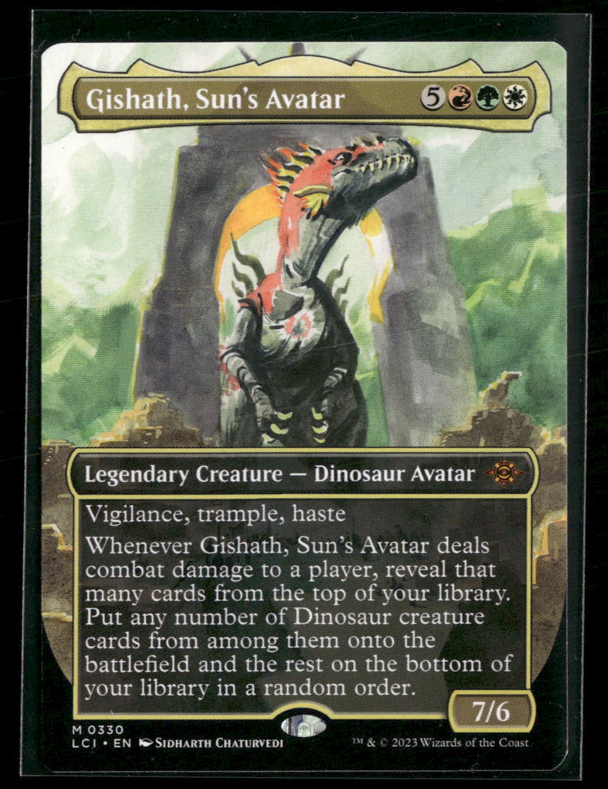 The Lost Caverns of Ixalan Gishath, Sun's Avatar (Borderless) #330 - Golden Apple Comics