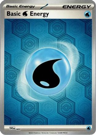 Basic Water Energy 003 - SV Shrouded Fable Reverse Holofoil
