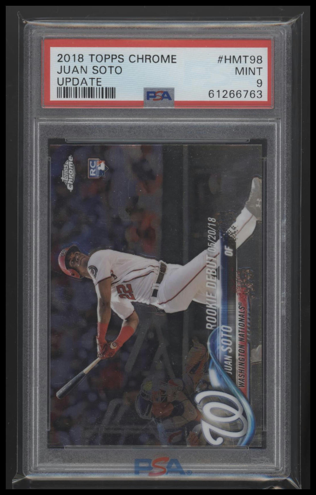 2018 Topps Chrome Update Update Juan Soto 9 PSA #HMT98 - Golden Apple Comics