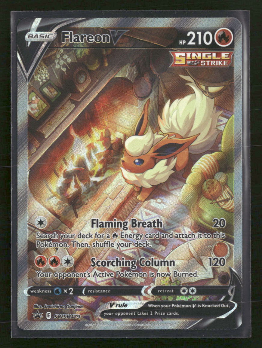 SWSH: Sword & Shield Promo Cards Flareon V #SWSH179 - Golden Apple Comics