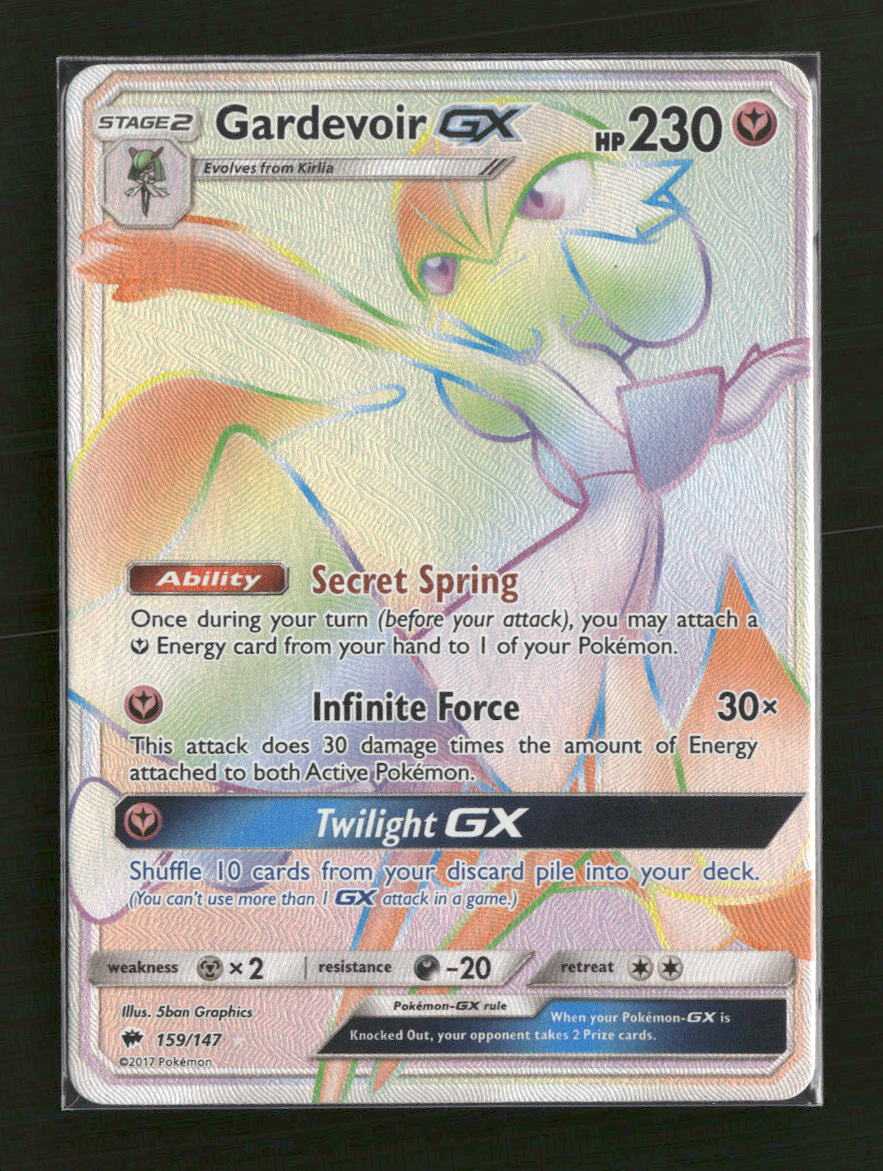 SM - Burning Shadows Gardevoir GX (Secret) #159/147 - Golden Apple Comics