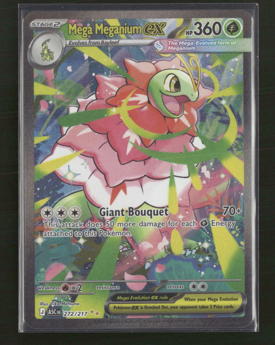 ME: Ascended Heroes Mega Meganium ex #272/217 - Golden Apple Comics