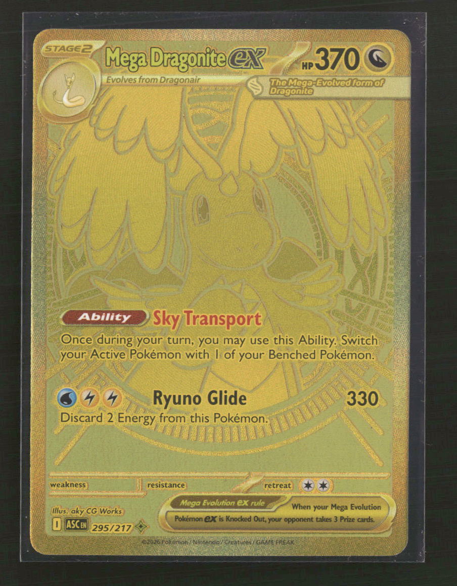 ME: Ascended Heroes Mega Dragonite ex #295/217 - Golden Apple Comics