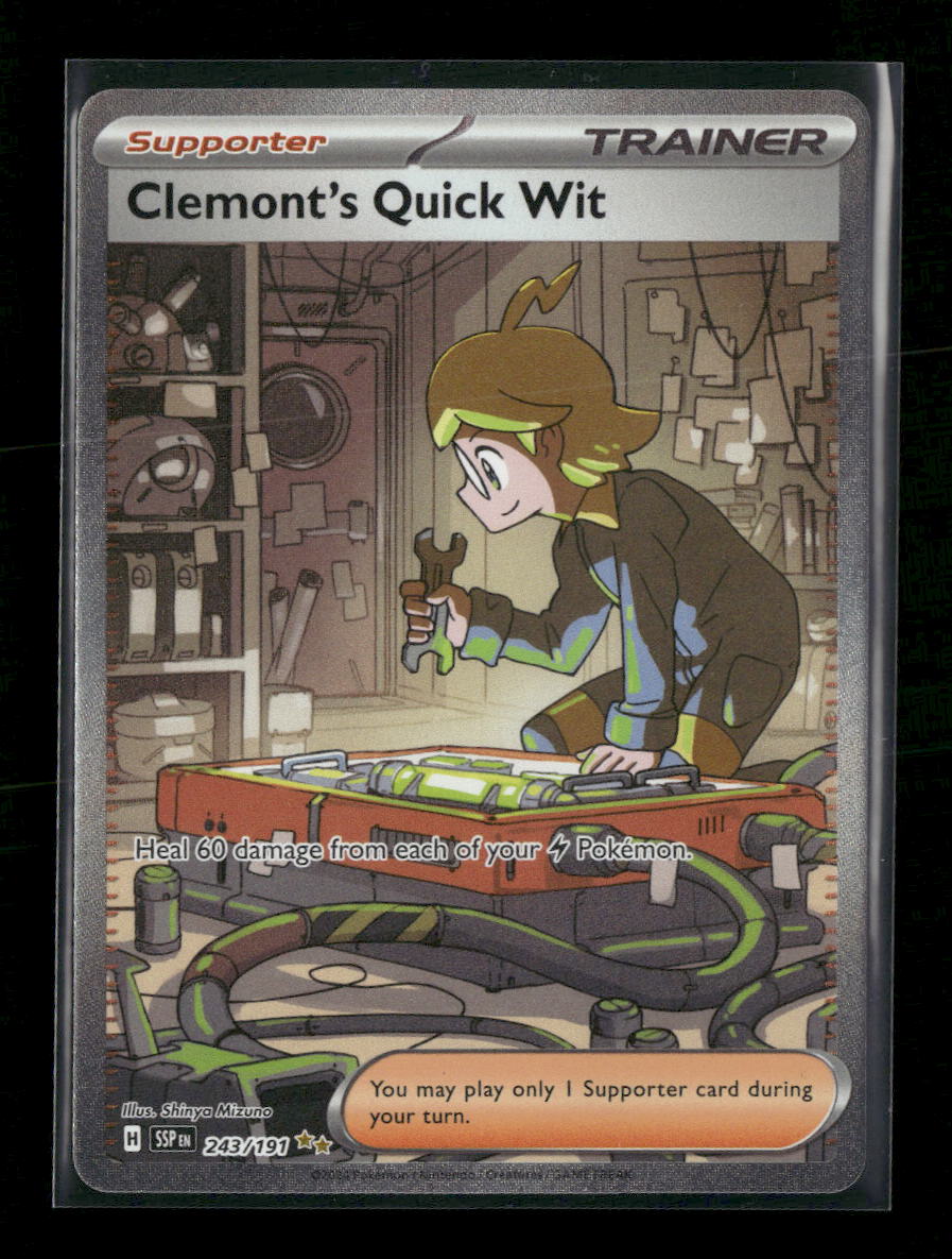 SV08: Surging Sparks Clemont's Quick Wit #243/191 - Golden Apple Comics