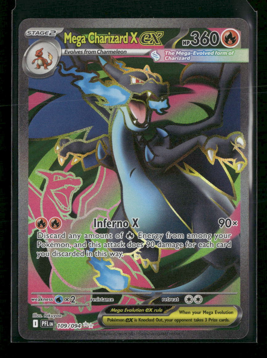 ME02: Phantasmal Flames Mega Charizard X ex #109/094 - Golden Apple Comics