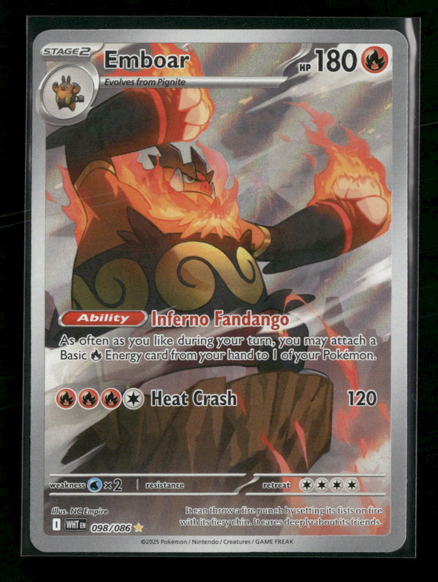 SV: White Flare Emboar #098/086 - Golden Apple Comics