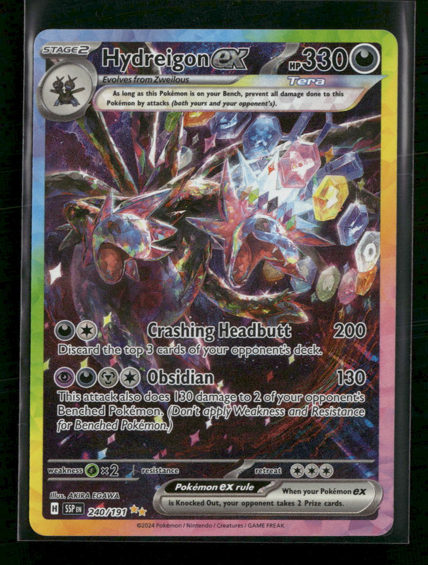 SV08: Surging Sparks Hydreigon ex #240/191 - Golden Apple Comics