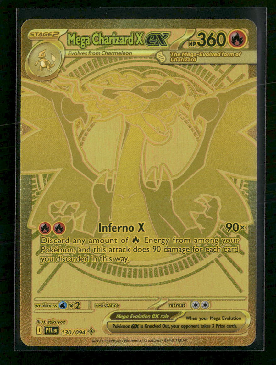 ME02: Phantasmal Flames Mega Charizard X ex #130/094 - Golden Apple Comics