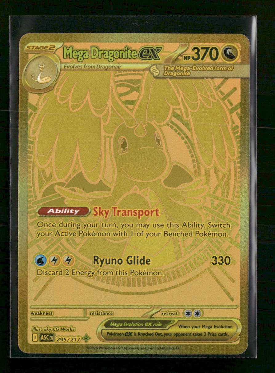 ME: Ascended Heroes Mega Dragonite ex #295/217 - Golden Apple Comics
