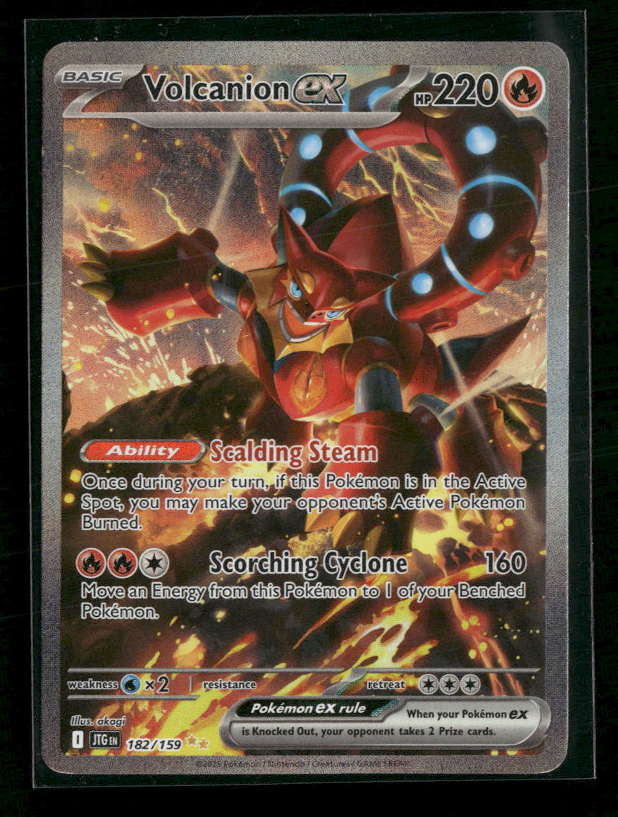 SV09: Journey Together Volcanion ex #182/159 - Golden Apple Comics