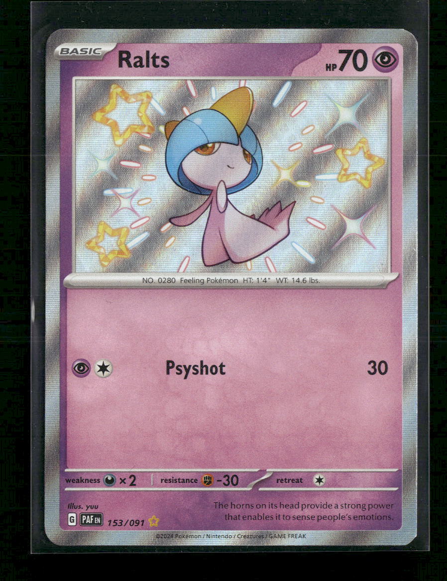 SV: Paldean Fates Ralts #153/091 - Golden Apple Comics