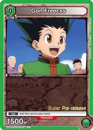 Gon Freecss (075) (UE02ST/HTR-1-075) - UE02ST HUNTER X HUNTER Super PreRelease Starter Deck