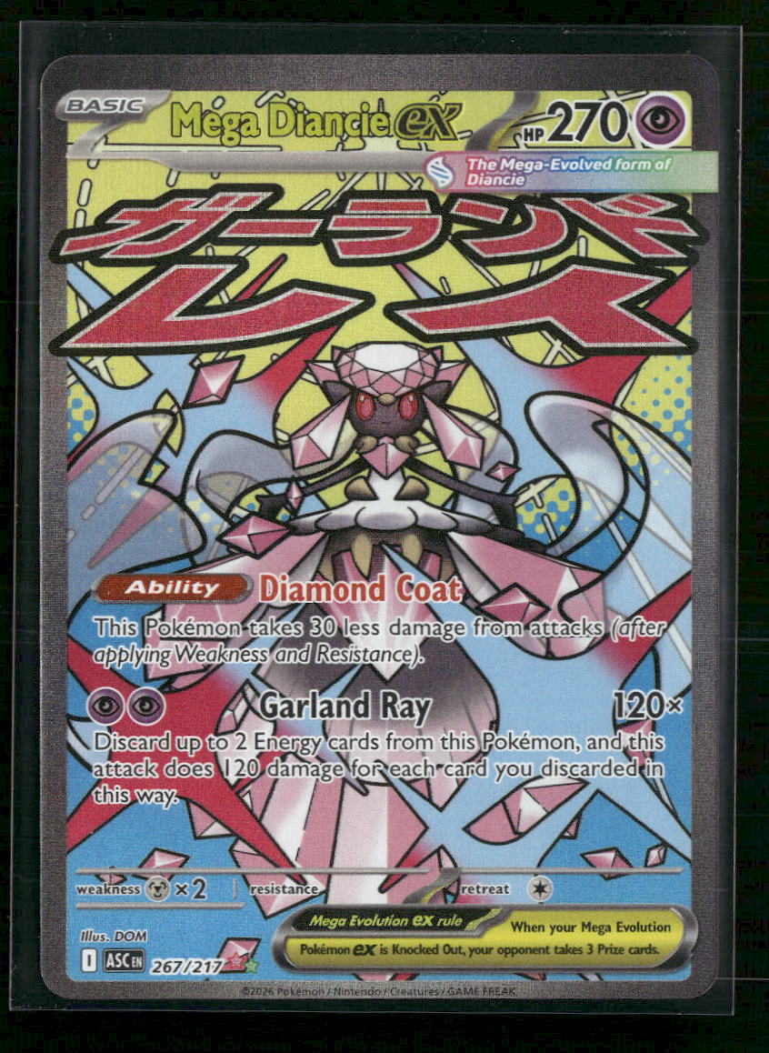 ME: Ascended Heroes Mega Diancie ex #267/217 - Golden Apple Comics