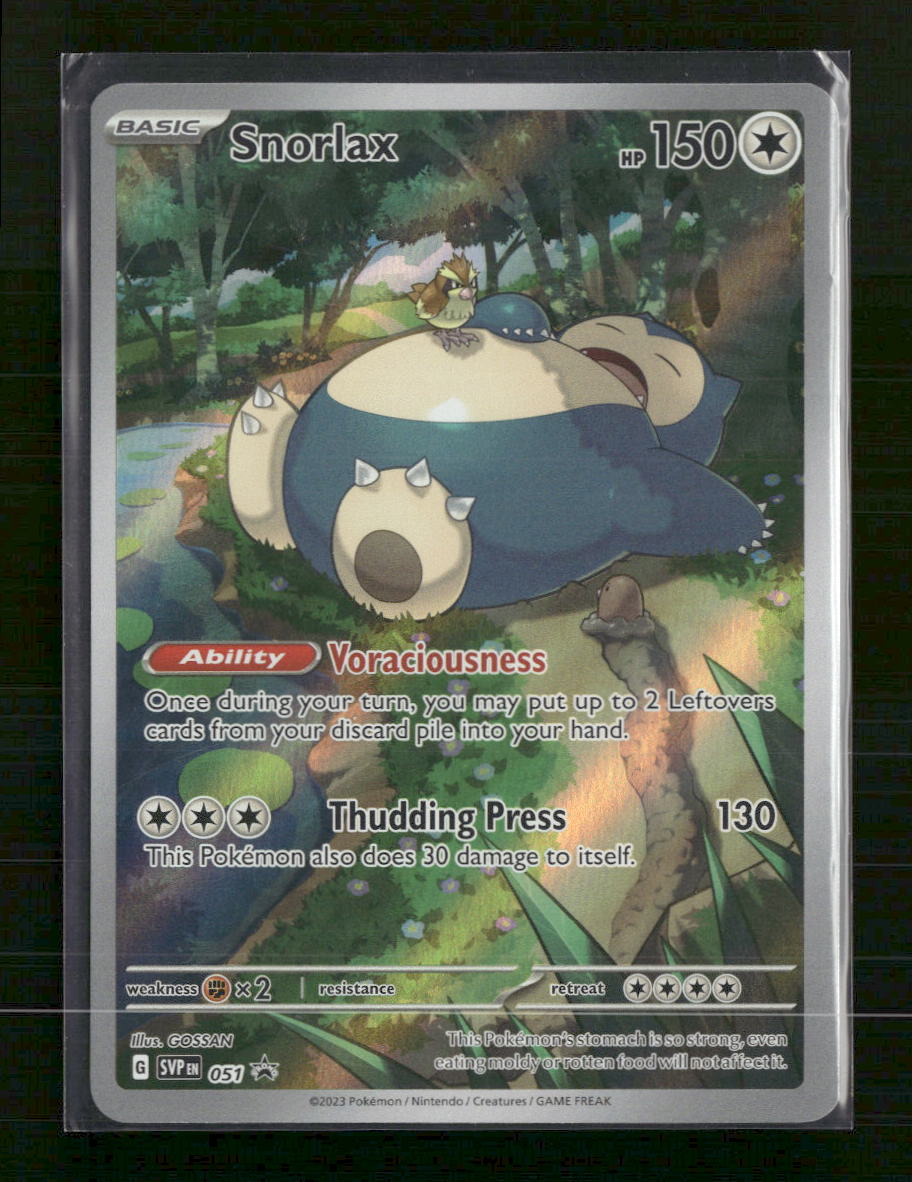 SV: Scarlet & Violet Promo Cards Snorlax #051 - Golden Apple Comics